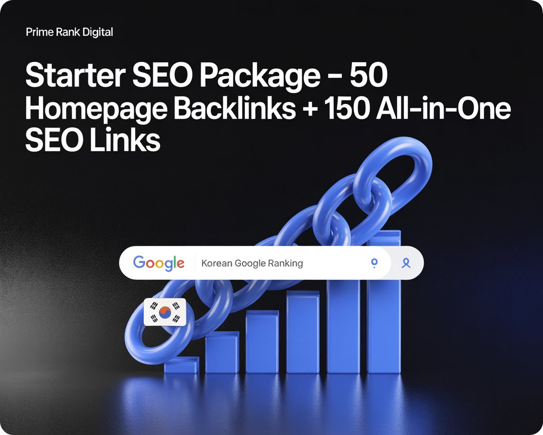 High-Quality Korean SEO Backlinks for Google Homepage Ranking