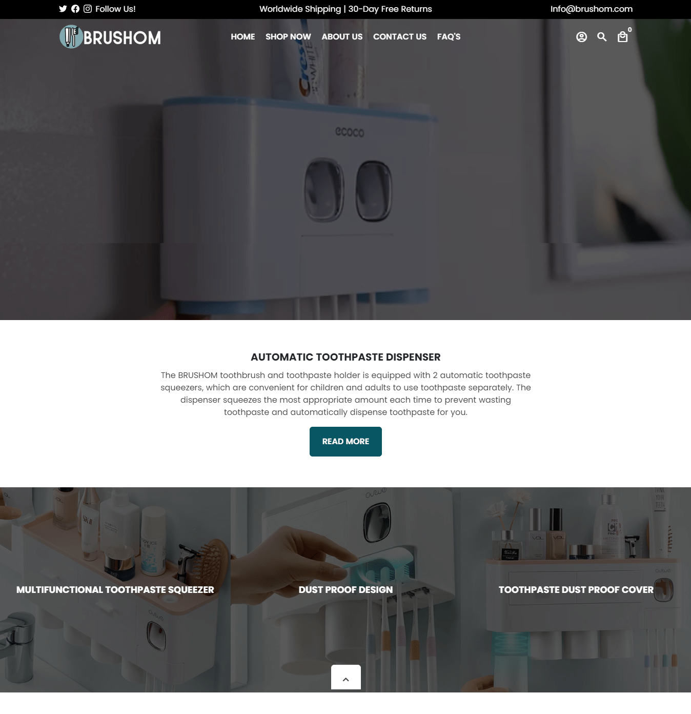 Brushom ( Toothbrush Holder Store)