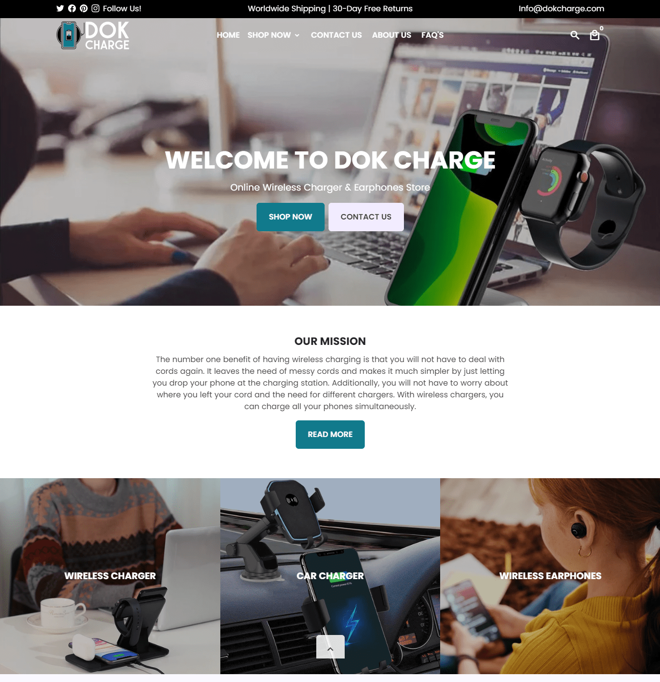 DokCharge ( Wireless Charger & Earbuds Store)