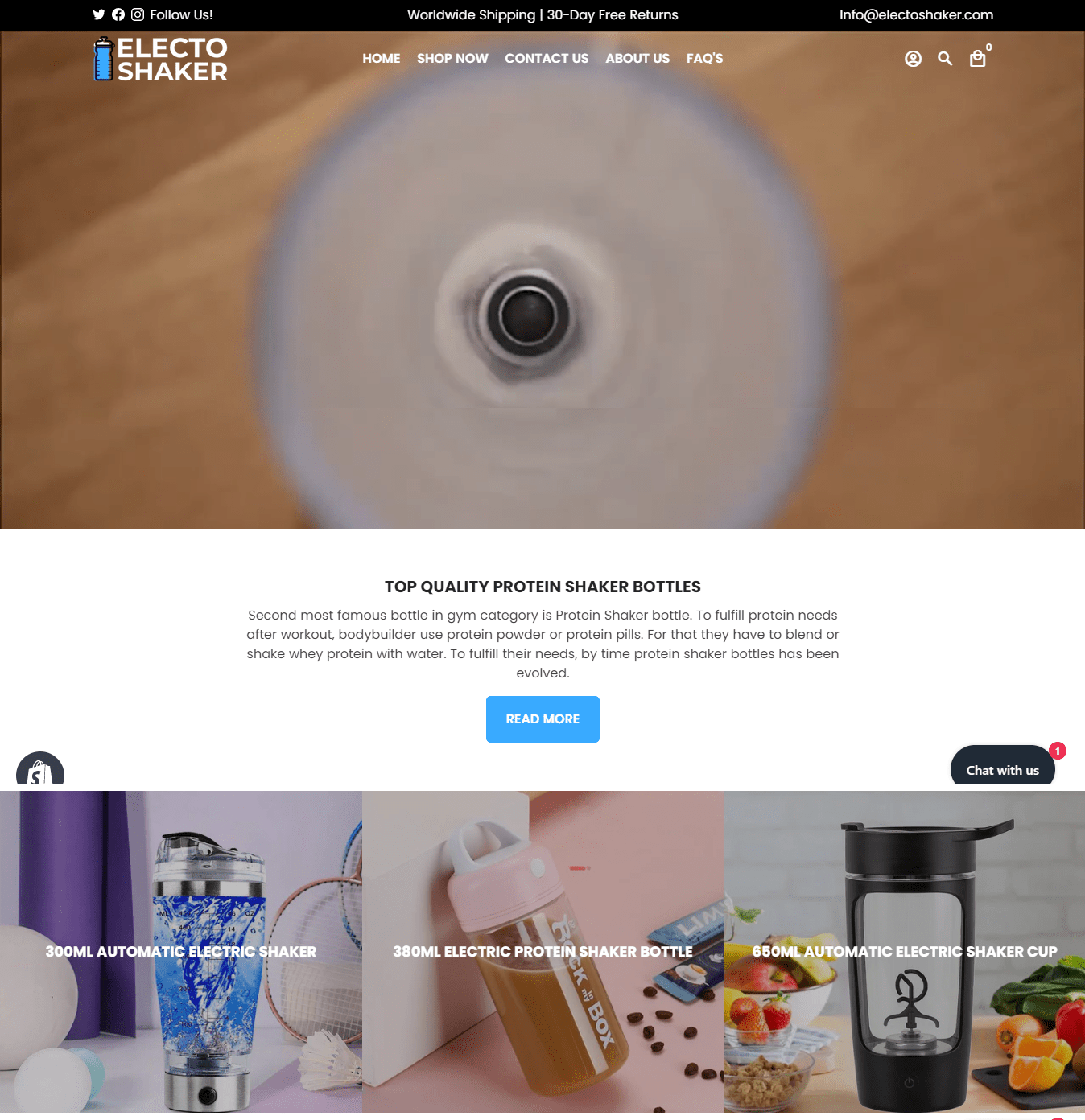 ElectoShaker ( Automatic Protein Shaker Store)