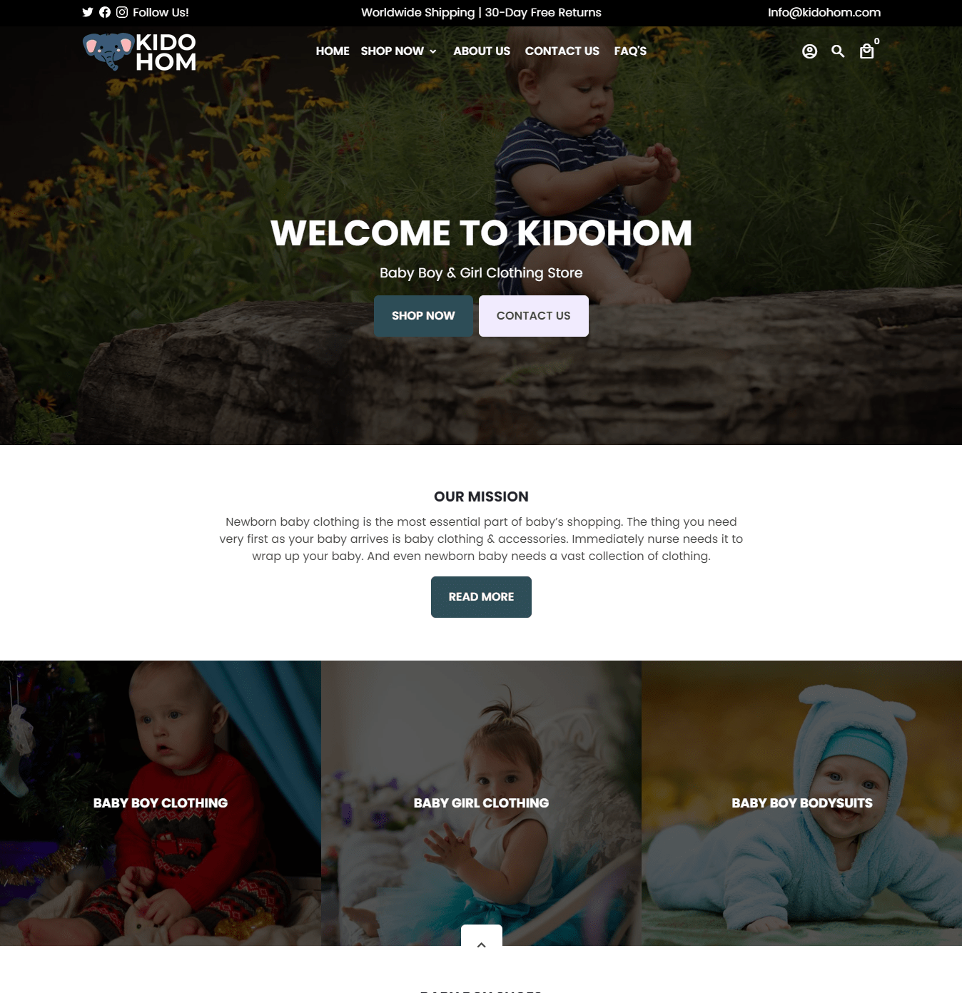 KidoHom ( Kid & Baby Clothing Store)