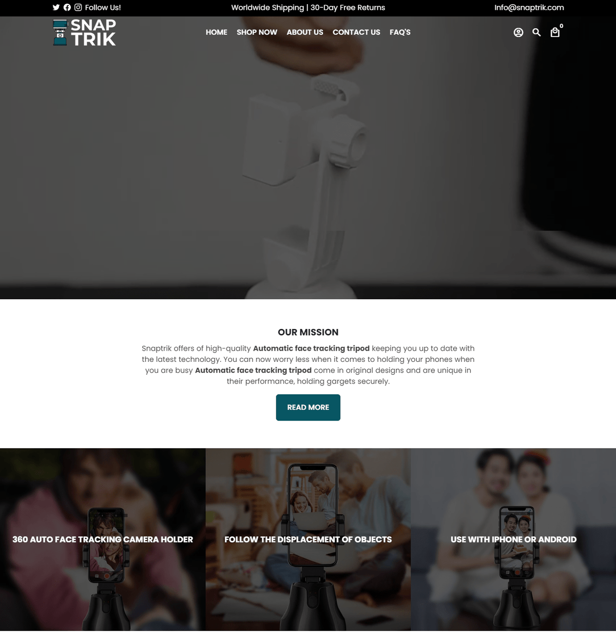 SnapTrik ( Rotating Tripod Camera Stand Store)